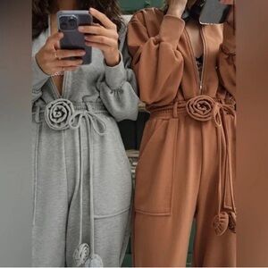 NWOT Love & Lemon Jumpsuit S